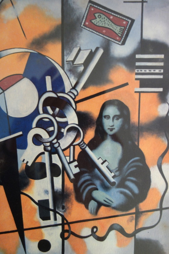 Image 1 of Fernand Léger, "Mona Lisa Und Die Schlüssel" 1930, Lithografie