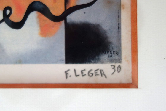 Image 1 of Fernand Léger, "Mona Lisa Und Die Schlüssel" 1930, Lithografie