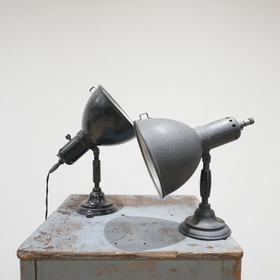 Image 1 of Paar alte Spotlampen von Kandem, Deutschland 1930