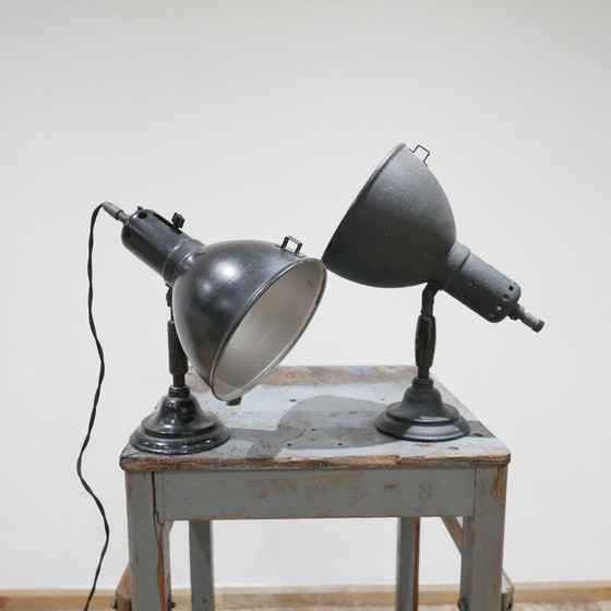 Image 1 of Paar alte Spotlampen von Kandem, Deutschland 1930