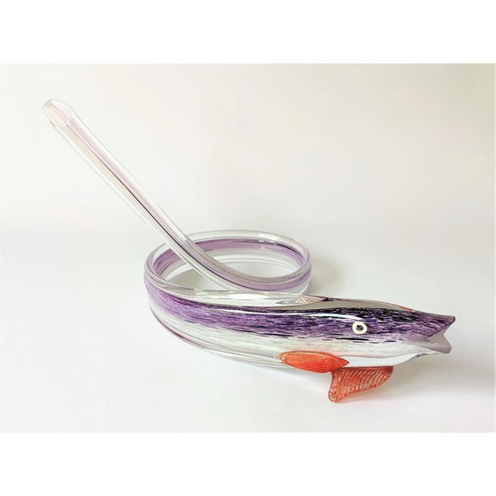 Image 1 of Vintage Glas Statuette von Fisch