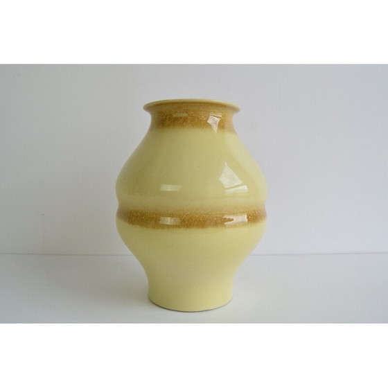 Image 1 of Vintage Vase aus glasierter Keramik von Ditmar Urbach, Tschechoslowakei 1950