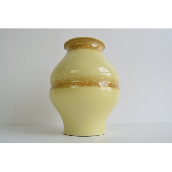 Image 1 of Vintage Vase aus glasierter Keramik von Ditmar Urbach, Tschechoslowakei 1950