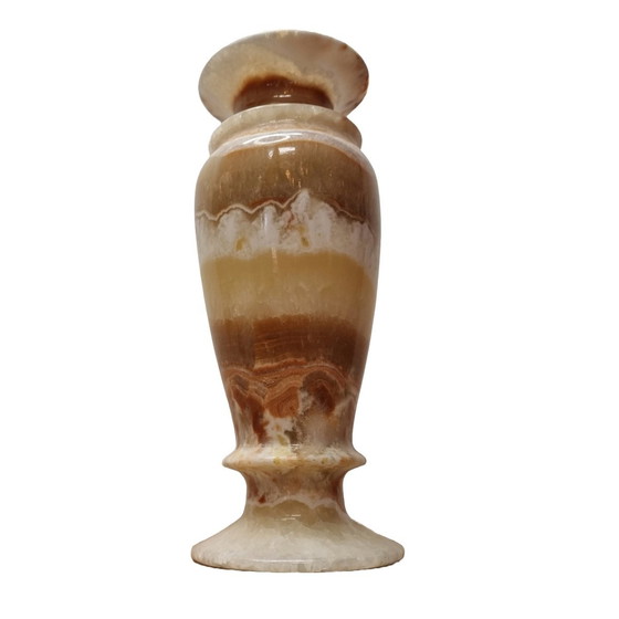 Image 1 of Vintage Große Onyx-Marmor-Vase
