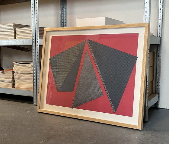 Image 1 of Jean-Marie Haessle, Gerahmter Siebdruck, mit Bleistift signiert und nummeriert