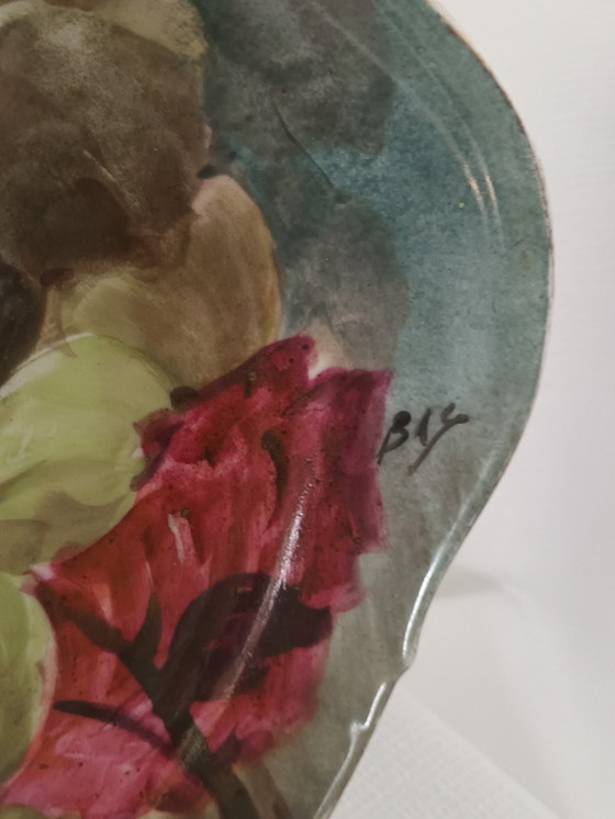 Image 1 of Dekorative Ovale Platte Limoges Uc Frankreich