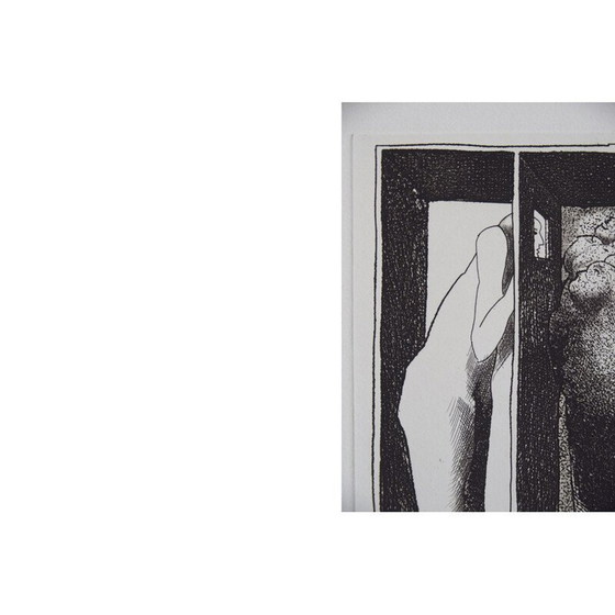 Image 1 of Vintage-Grafik incommunicacion y libido von Josep Pla-Narbona, Spanien 1971