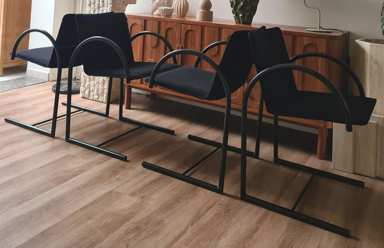 Image 1 of 4x Metaform Circle Arm Chairs