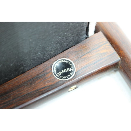 Image 1 of Dänischer Vintage-Hocker aus Bouclé