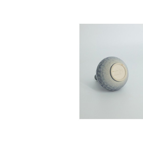 Image 1 of Azur Vase aus Steingut von Gunnar Borg für Höganäs Keramik, Schweden 1960