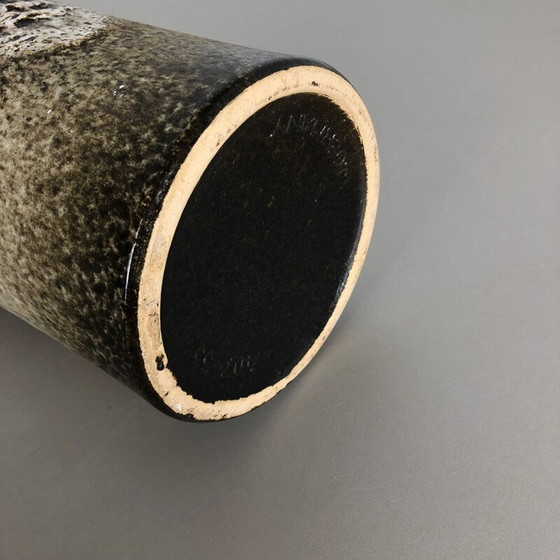 Image 1 of Vintage Große Mehrfarbige Vase Fette Lava, Scheurich 1970s