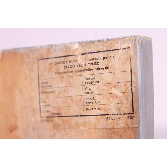 Image 1 of Vintage-Wandschrank aus Buche und Esche für Up Závody, Tschechoslowakei 1960