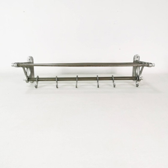 Image 1 of Vintage Art Deco Wandhalterung aus Aluminium und Metall, Deutschland 1930