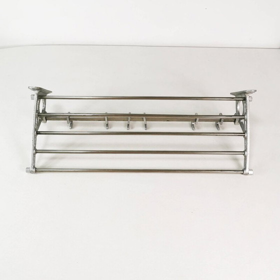 Image 1 of Vintage Art Deco Wandhalterung aus Aluminium und Metall, Deutschland 1930