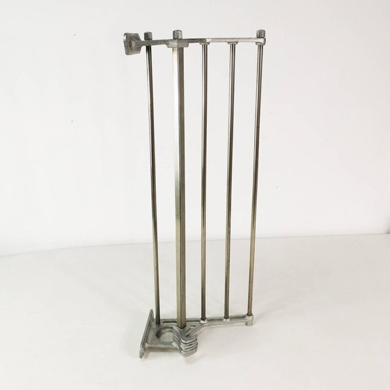 Image 1 of Vintage Art Deco Wandhalterung aus Aluminium und Metall, Deutschland 1930