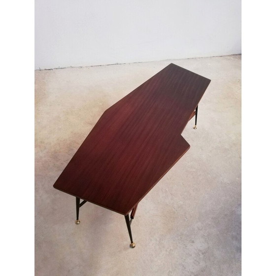 Image 1 of Vintage Couchtisch aus Teakholz, Italien 1960