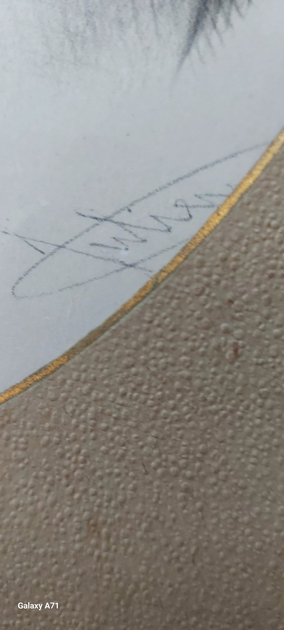 Image 1 of Lithografie Kinderporträt Von Bernard R. Julien