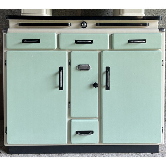 Image 1 of Vintage "Malin" Anrichte aus Holz und Aluminium, 1950