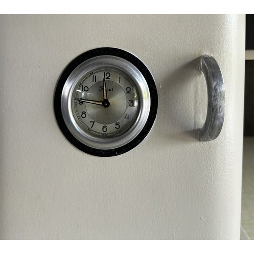 Vintage "Malin" Anrichte aus Holz und Aluminium, 1950