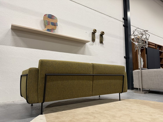 Image 1 of Harvink The Donk 3-Sitzer Sofa Grün Senf Stoff 206