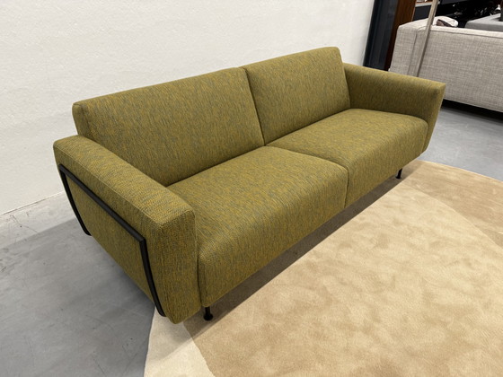 Image 1 of Harvink The Donk 3-Sitzer Sofa Grün Senf Stoff 206