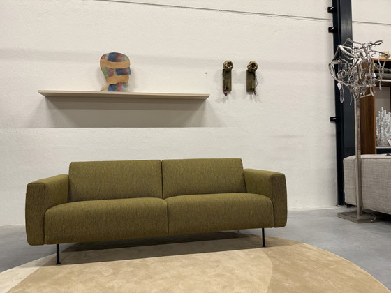 Image 1 of Harvink The Donk 3-Sitzer Sofa Grün Senf Stoff 206