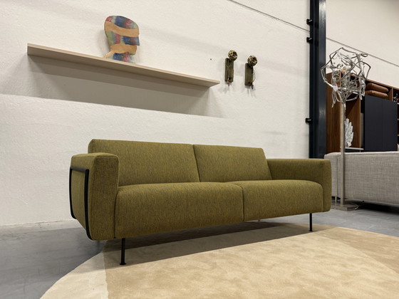 Image 1 of Harvink The Donk 3-Sitzer Sofa Grün Senf Stoff 206