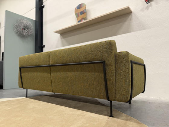 Image 1 of Harvink The Donk 3-Sitzer Sofa Grün Senf Stoff 206