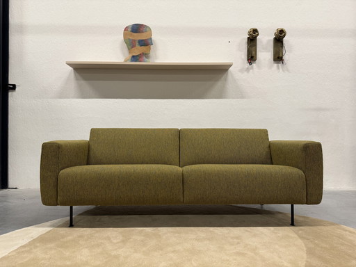 Harvink The Donk 3-Sitzer Sofa Grün Senf Stoff 206