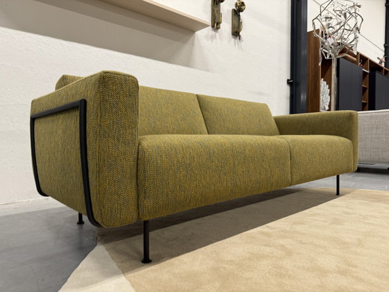 Image 1 of Harvink The Donk 3-Sitzer Sofa Grün Senf Stoff 206