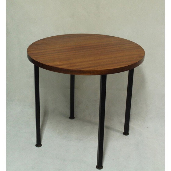 Image 1 of Skandinavischer runder Vintage Couchtisch aus Teakholz, 1970