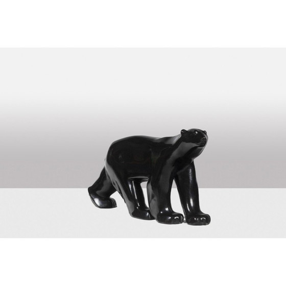 Image 1 of Alte Bronzeskulptur "Weißer Bär" von François Pompon für Atelier Valsuani, 2006