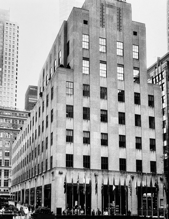 Image 1 of Michel Pinel 1949-2022 Wunderschönes Foto Von New York Im Winter Mit Schlittschuhläufern