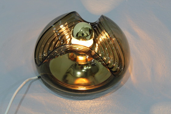 Image 1 of Vintage Design Wandleuchte, Deckenleuchte Peill & Putzler Wave - space age