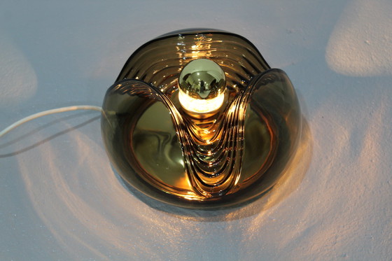 Image 1 of Vintage Design Wandleuchte, Deckenleuchte Peill & Putzler Wave - space age