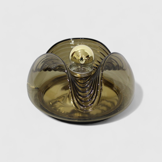 Image 1 of Vintage Design Wandleuchte, Deckenleuchte Peill & Putzler Wave - space age