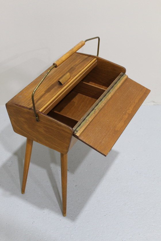 Image 1 of Vintage-Nähschrank, Sideboard - 1960er Jahre