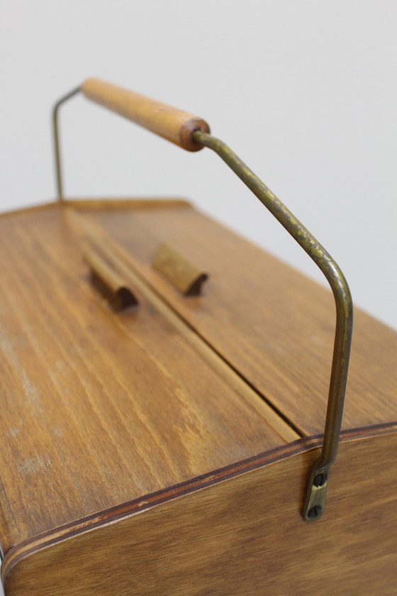 Image 1 of Vintage-Nähschrank, Sideboard - 1960er Jahre