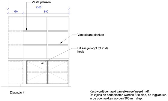 Image 1 of Schöner neuer maßgefertigter Eckschrank