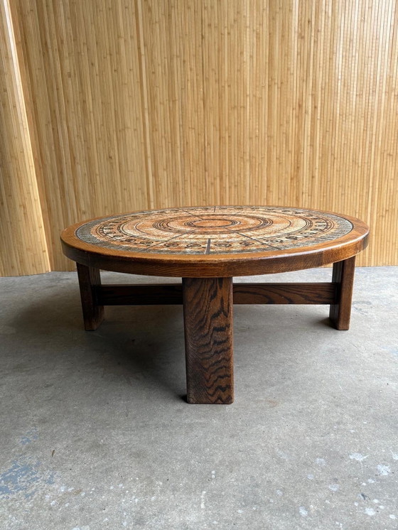 Image 1 of Vintage Runder Couchtisch Ebbe Sørensen 1970S