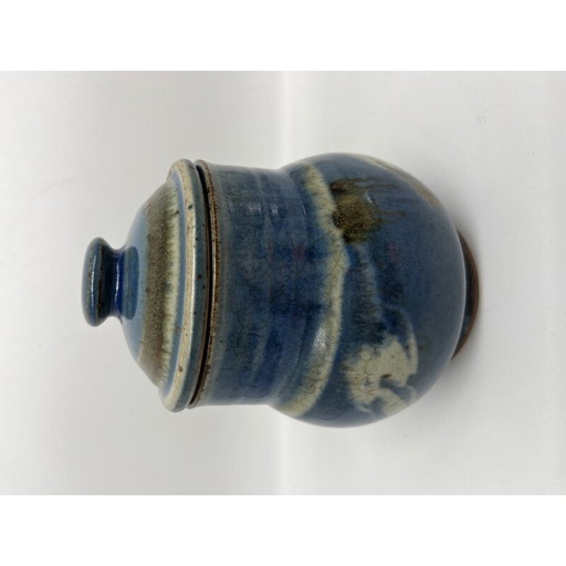 Vintage-Keramikkanne mit Deckel von Mireille Dailer und Noël Delair