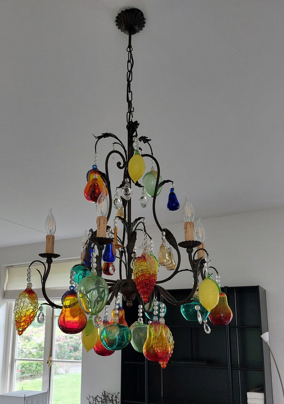 Image 1 of Italienische Lampe mit florentinischer Schmiedearbeit