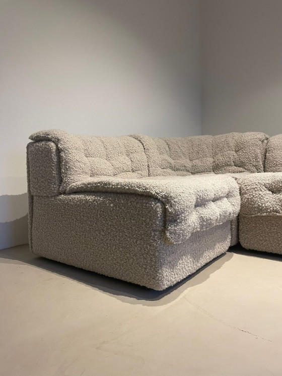 Image 1 of Desede DS-11 Modulair Vintage Bouclé Patchwork-Sofa