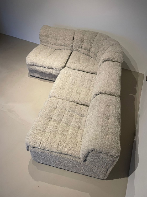 Image 1 of Desede DS-11 Modulair Vintage Bouclé Patchwork-Sofa