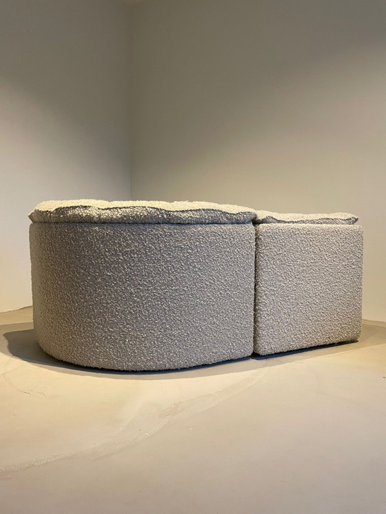 Image 1 of Desede DS-11 Modulair Vintage Bouclé Patchwork-Sofa