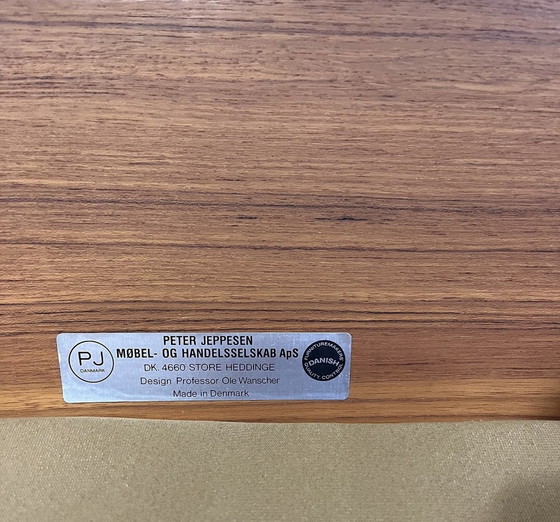 Image 1 of Ole Wanscher Schaukelstuhl Senator mit hoher Rückenlehne 1960'S