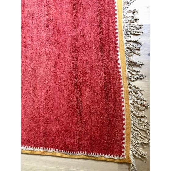 Image 1 of Roter Vintage-Teppich 1950