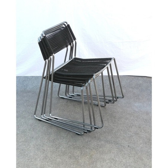 Image 1 of Satz von 4 Melker "Spaghetti"-Stühlen von Lisa Norinder für Ikea, 1990