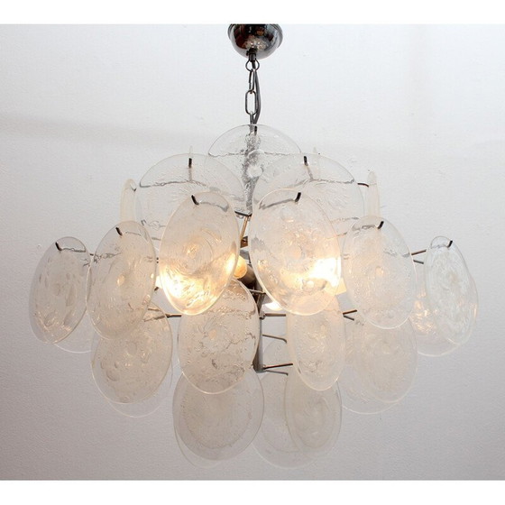 Image 1 of Vintage-Kronleuchter Murano von Gino Vistosi 1970er Jahre
