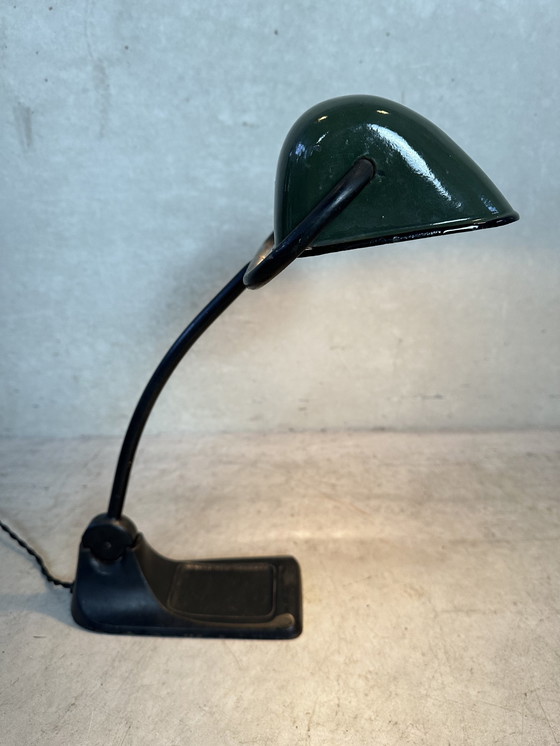 Image 1 of Antike Notarlampe aus Emaille - Bünte Und Remmler